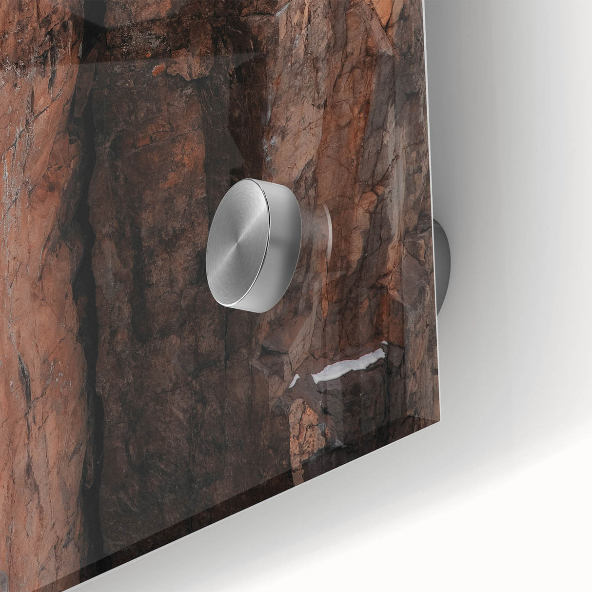 Rustic Wall Art: Rocky Cliff Close-Up – Farmhouse Nature Decor Print