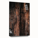 Rustic Wall Art: Rocky Cliff Close-Up – Farmhouse Nature Decor Print