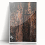 Rustic Wall Art: Rocky Cliff Close-Up – Farmhouse Nature Decor Print
