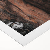 Rustic Wall Art: Rocky Cliff Close-Up – Farmhouse Nature Decor Print