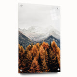 Autumn Mountain Majesty, Rustic Farmhouse Wall Art Print