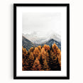 Autumn Mountain Majesty, Rustic Farmhouse Wall Art Print