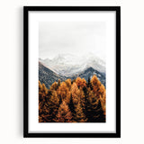 Autumn Mountain Majesty, Rustic Farmhouse Wall Art Print