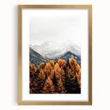 Autumn Mountain Majesty, Rustic Farmhouse Wall Art Print