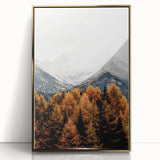 Autumn Mountain Majesty, Rustic Farmhouse Wall Art Print
