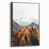 Autumn Mountain Majesty, Rustic Farmhouse Wall Art Print
