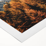 Autumn Mountain Majesty, Rustic Farmhouse Wall Art Print