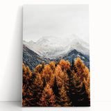 Autumn Mountain Majesty, Rustic Farmhouse Wall Art Print
