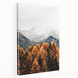 Autumn Mountain Majesty, Rustic Farmhouse Wall Art Print
