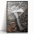 Rustic Wall Art: Axe on Gravel Close-Up – Industrial Farmhouse Decor Print