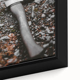 Rustic Wall Art: Axe on Gravel Close-Up – Industrial Farmhouse Decor Print