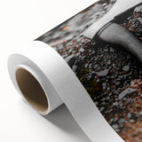 Rustic Wall Art: Axe on Gravel Close-Up – Industrial Farmhouse Decor Print