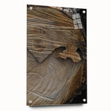 Rustic Woodcut Wall Art – Nature-Inspired Farmhouse Decor Print