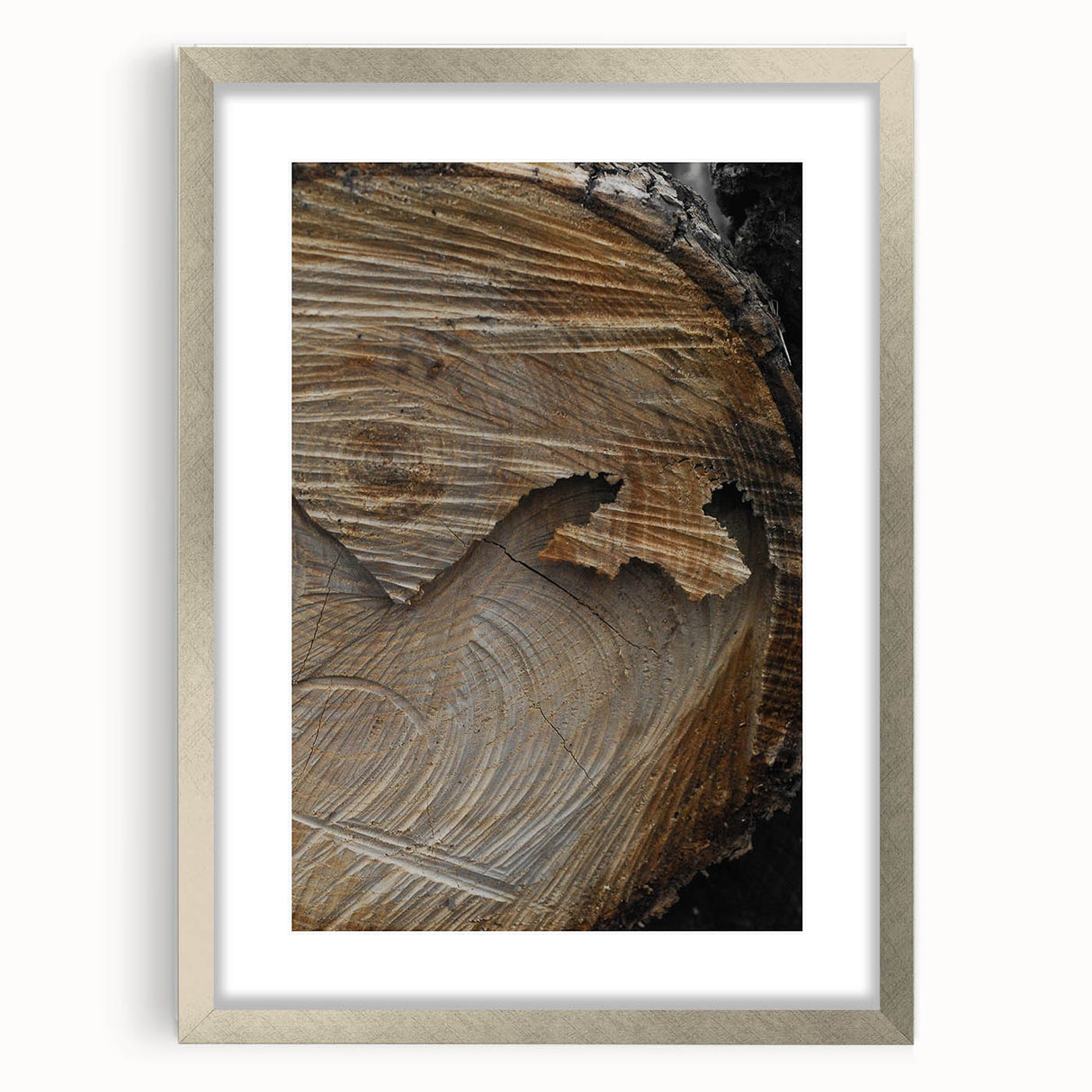 Rustic Woodcut Wall Art – Nature-Inspired Farmhouse Decor Print