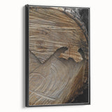 Rustic Woodcut Wall Art – Nature-Inspired Farmhouse Decor Print