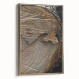 Rustic Woodcut Wall Art – Nature-Inspired Farmhouse Decor Print