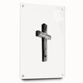 Rustic Wooden Cross Wall Art – Minimalist Farmhouse-Inspired Decor