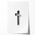 Rustic Wooden Cross Wall Art – Minimalist Farmhouse-Inspired Decor