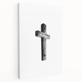Rustic Wooden Cross Wall Art – Minimalist Farmhouse-Inspired Decor