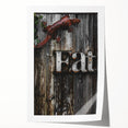 Rustic 'Eat' Sign Wall Art – Farmhouse Kitchen Decor with Metal Accents