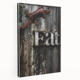 Rustic 'Eat' Sign Wall Art – Farmhouse Kitchen Decor with Metal Accents