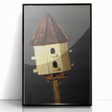 Rustic Birdhouse Wall Art – Farmhouse-Inspired Decor for Nature Lovers