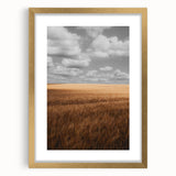 Rustic Wheat Field Wall Art – Nature-Inspired Farmhouse Landscape Decor