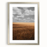 Rustic Wheat Field Wall Art – Nature-Inspired Farmhouse Landscape Decor