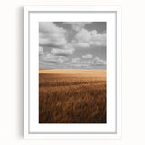 Rustic Wheat Field Wall Art – Nature-Inspired Farmhouse Landscape Decor