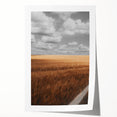 Rustic Wheat Field Wall Art – Nature-Inspired Farmhouse Landscape Decor