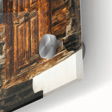 Rustic Cabin Door Wall Art – Cozy Farmhouse Decor for Nature-Inspired Homes