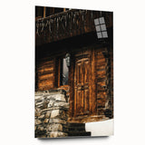 Rustic Cabin Door Wall Art – Cozy Farmhouse Decor for Nature-Inspired Homes