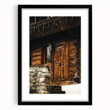 Rustic Cabin Door Wall Art – Cozy Farmhouse Decor for Nature-Inspired Homes