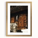 Rustic Cabin Door Wall Art – Cozy Farmhouse Decor for Nature-Inspired Homes