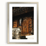 Rustic Cabin Door Wall Art – Cozy Farmhouse Decor for Nature-Inspired Homes