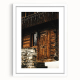 Rustic Cabin Door Wall Art – Cozy Farmhouse Decor for Nature-Inspired Homes