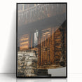 Rustic Cabin Door Wall Art – Cozy Farmhouse Decor for Nature-Inspired Homes
