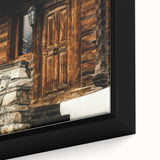 Rustic Cabin Door Wall Art – Cozy Farmhouse Decor for Nature-Inspired Homes