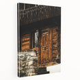 Rustic Cabin Door Wall Art – Cozy Farmhouse Decor for Nature-Inspired Homes