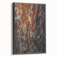 Rugged Bark Texture Art, Deep Rustic Wall Decor Print
