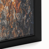 Rugged Bark Texture Art, Deep Rustic Wall Decor Print