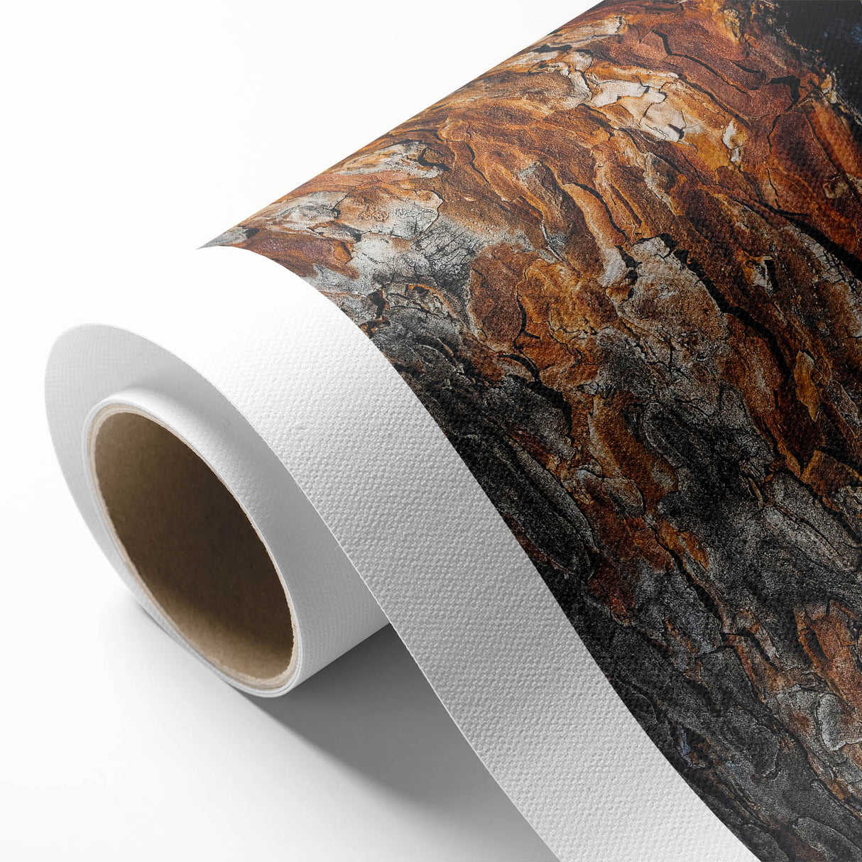 Rugged Bark Texture Art, Deep Rustic Wall Decor Print