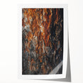 Rugged Bark Texture Art, Deep Rustic Wall Decor Print