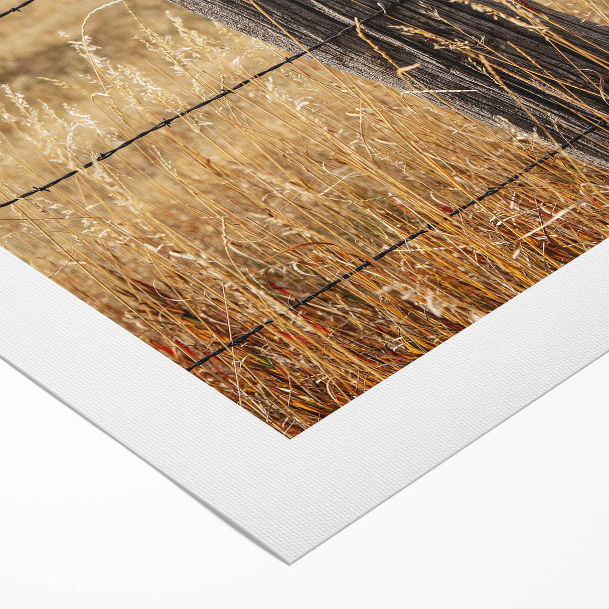 Rustic Wooden Fence Post Wall Art – Farmhouse Landscape for Country Decor