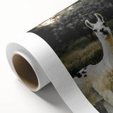 Llama Rustic Wall Art – Farmhouse Animal Decor with Nature’s Charm