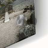 Rustic Lakeside Cabin Wall Art – Farmhouse Decor with Mountain Charm