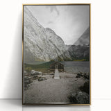 Rustic Lakeside Cabin Wall Art – Farmhouse Decor with Mountain Charm