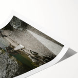 Rustic Lakeside Cabin Wall Art – Farmhouse Decor with Mountain Charm