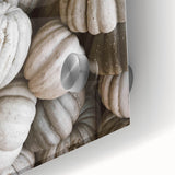 Rustic White Pumpkin Wall Art – Farmhouse Decor with Autumn Charm