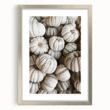Rustic White Pumpkin Wall Art – Farmhouse Decor with Autumn Charm